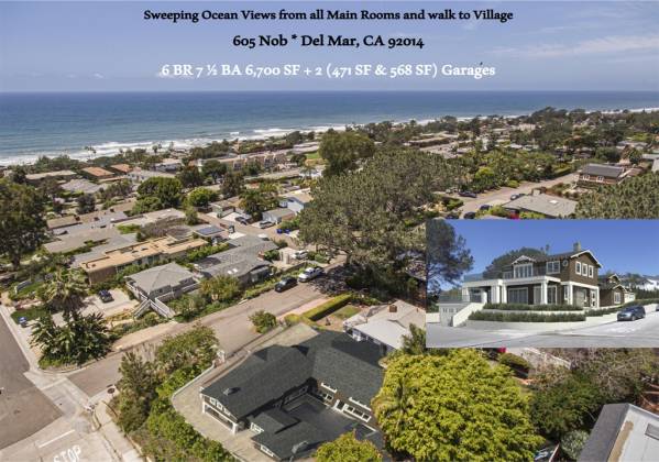 605 Nob, Del Mar, California, United States 92014, 6 Bedrooms Bedrooms, ,1 BathroomBathrooms,For sale,Nob,200001772