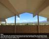 This image shows off a spectacular desert front yard view from the porte-cochere, many windows face the desert. See 333 virtual tour images. Third bathroom with shower off of hallway. Two master suites provides that extra space for guests when they visit.