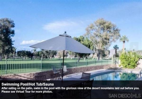 After eating on the patio, swim in the pool with the glorious view of the desert mountains laid out before you. Please see Virtual Tour for more photos.