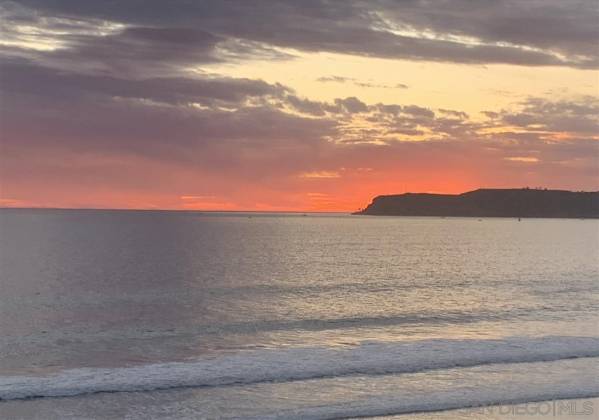 View of Point Loma at Sunset