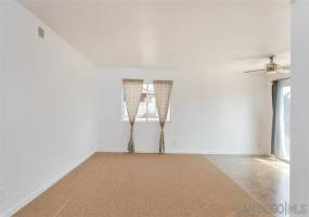 Living room looking toward window.